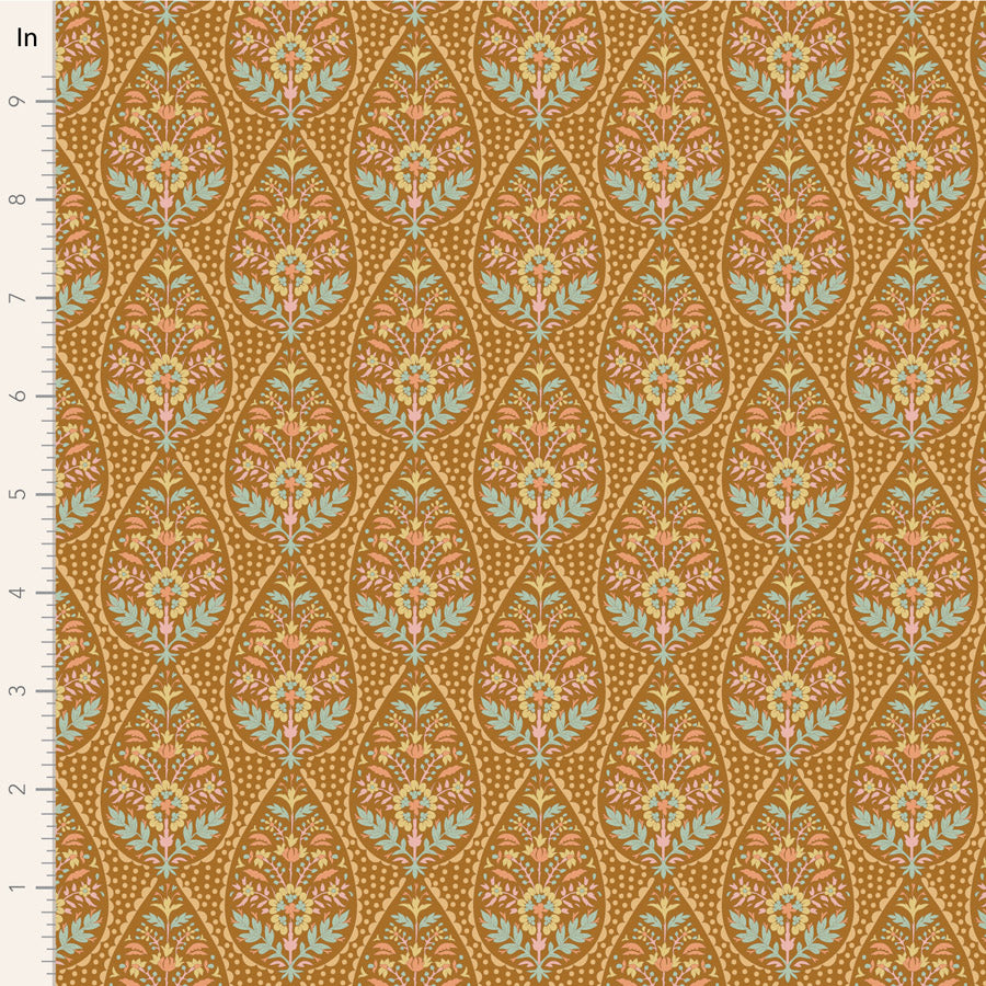 Tilda Sanctuary - 100566 Adina Ochre - per 50cm