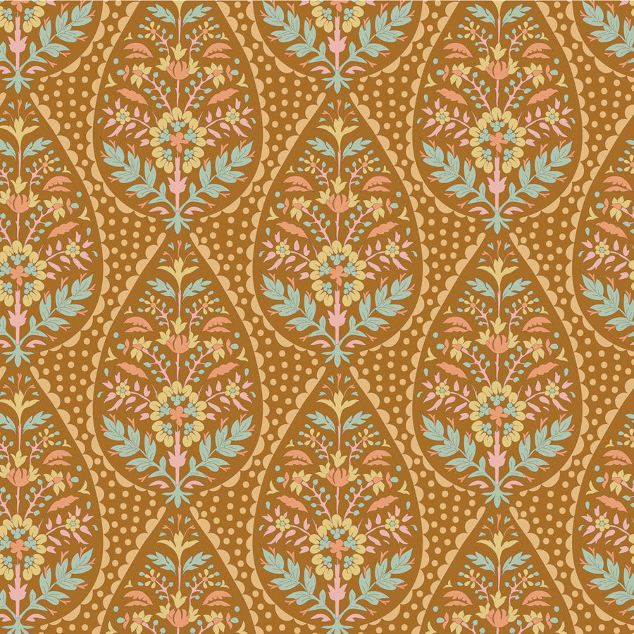 Tilda Sanctuary - 100566 Adina Ochre - per 50cm