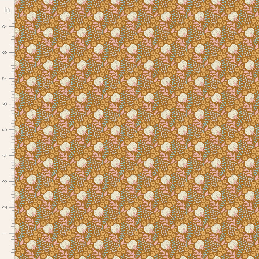 Tilda Sanctuary - 100569 Cottonfield Ochre - per 50cm