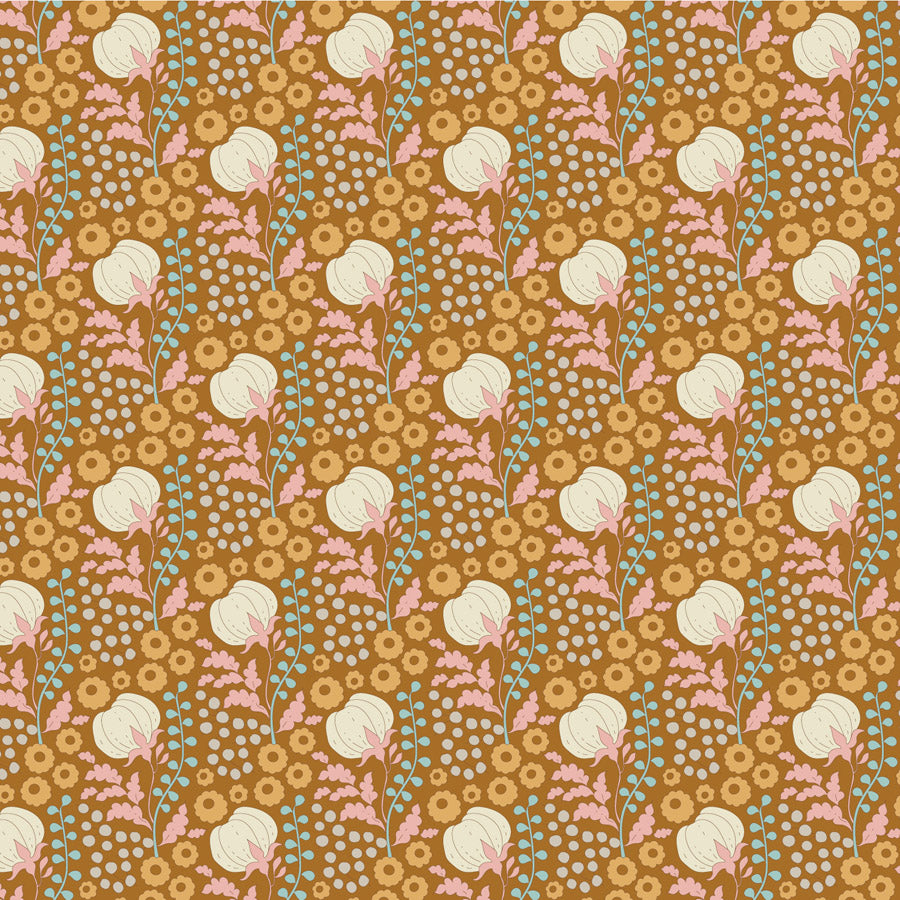 Tilda Sanctuary - 100569 Cottonfield Ochre - per 50cm