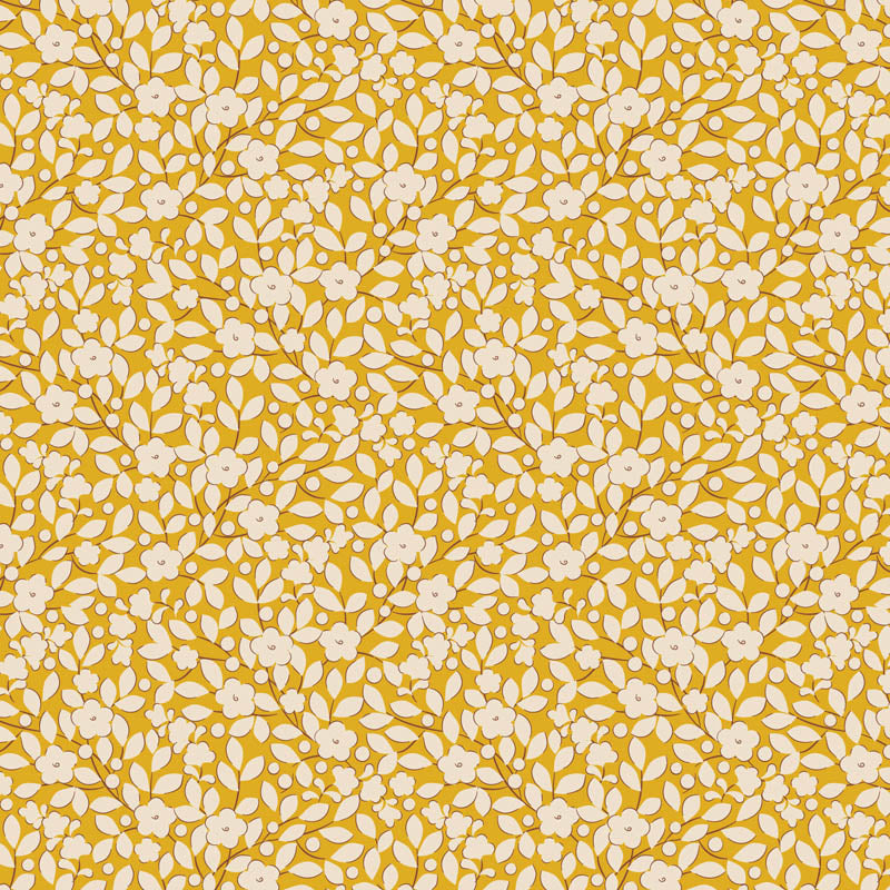 Tilda Creating Memories - 130120 Avery Yellow - WAS $37 NOW $19 - A pre-cut 1m piece.