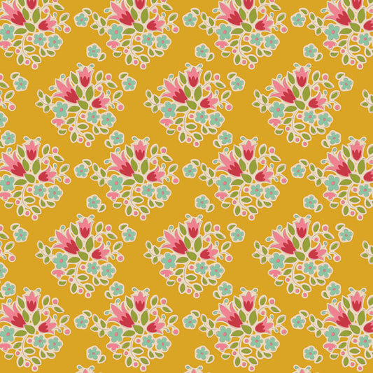 Tilda Creating Memories - 130123 Lulu Yellow - WAS $37 NOW $19 - A pre-cut 1m piece.