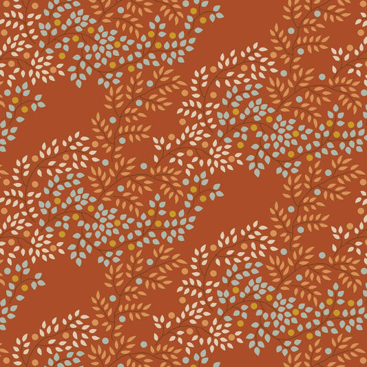 Tilda Creating Memories - 130140 Berrytangle Copper - WAS $37 NOW $19 - A pre-cut 1m piece.
