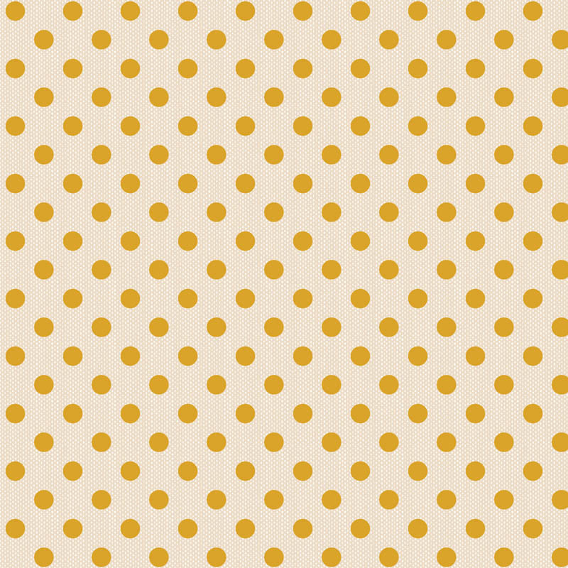 Tilda Creating Memories - 160064 Polkadot Yellow - WAS $37 NOW $19- A pre-cut 1m piece.