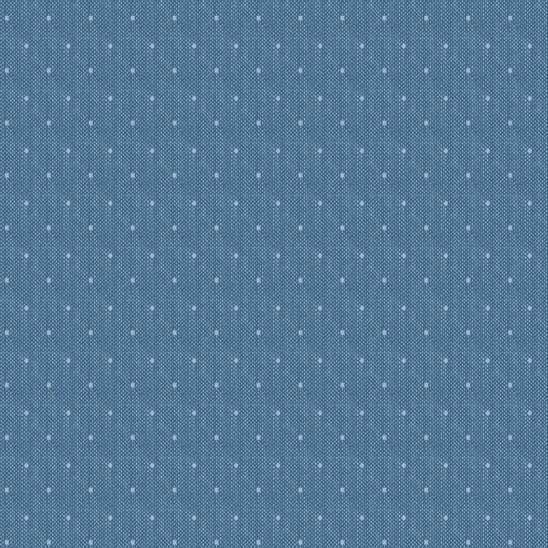 Tilda Creating Memories - 160067 Tinydot Blue - A pre-cut 1m piece.