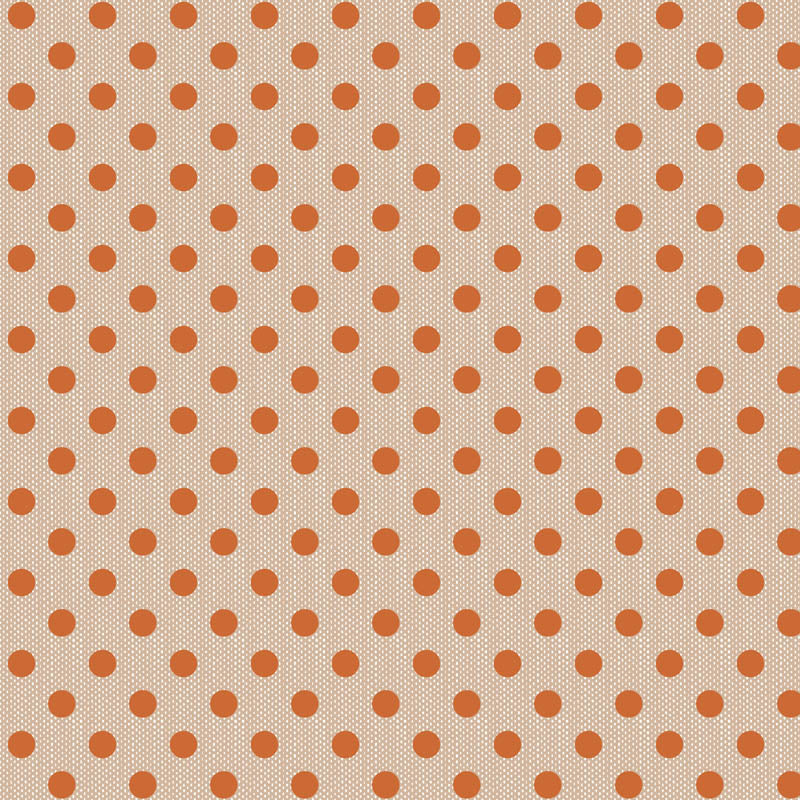 Tilda Creating Memories - 160078 Polkadot Ginger - WAS $37 NOW $19 - A pre-cut 1m piece.