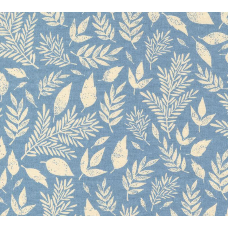 Flower Press Light Blue Leaf - 5m length