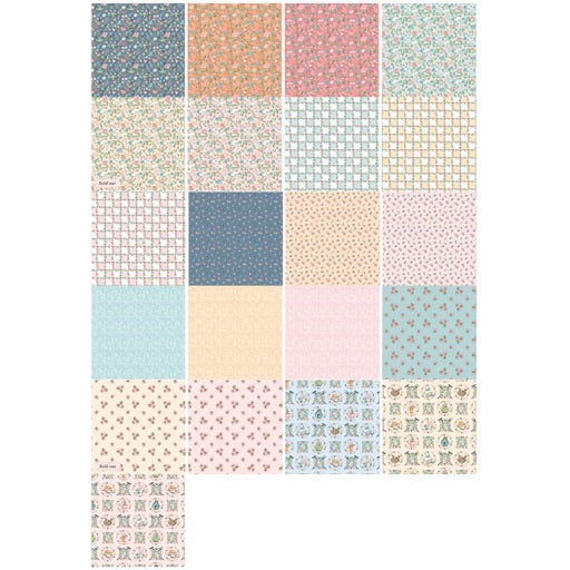 Garden Party FAT QUARTER PACK - 21 pieces