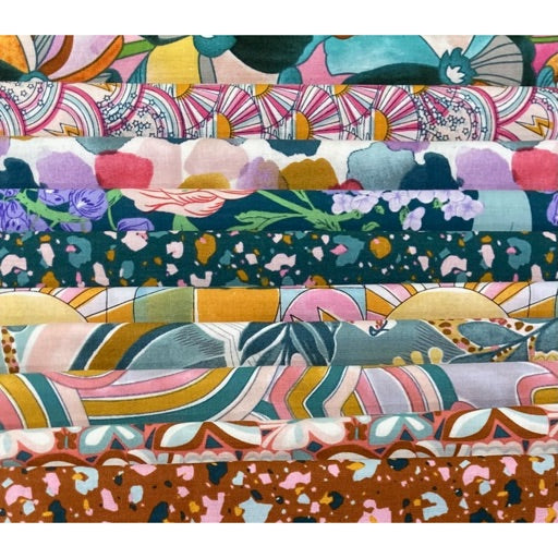 Dreamscapes - 10 pieces - 30cm and 20cm pieces - total 2.8m fabric