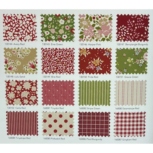 Tilda Creating Memories - WINTER - 16 pieces each 30cm x 55 cm