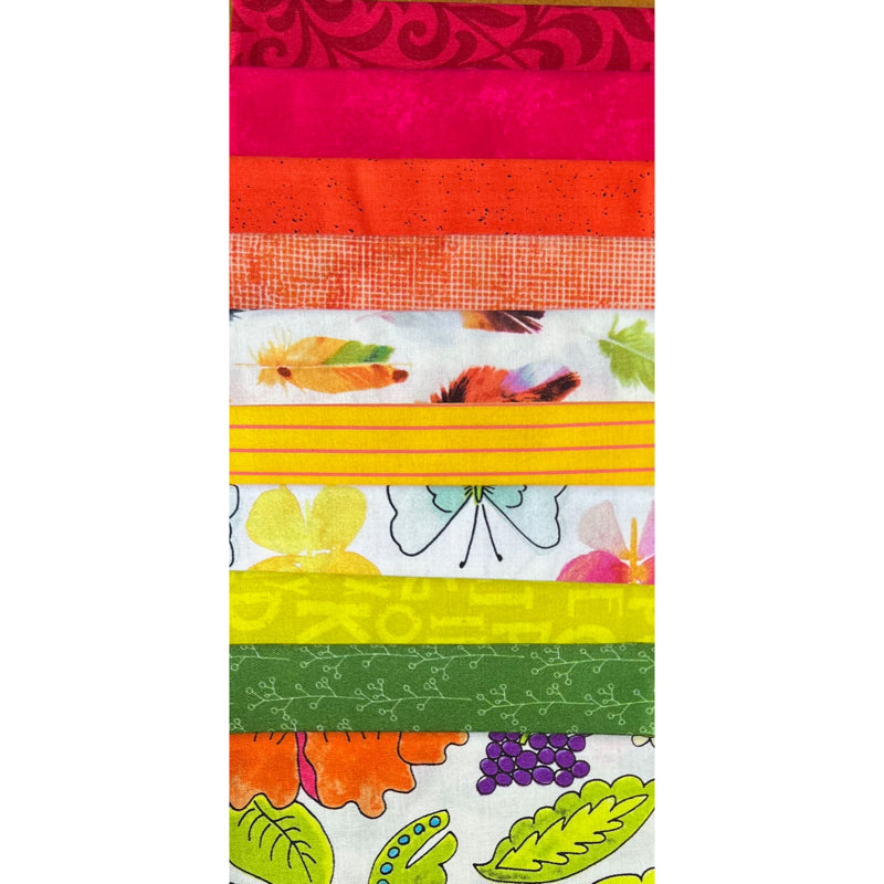 SPECIAL FAT QUARTER PACK #4 - 10 fat quarters