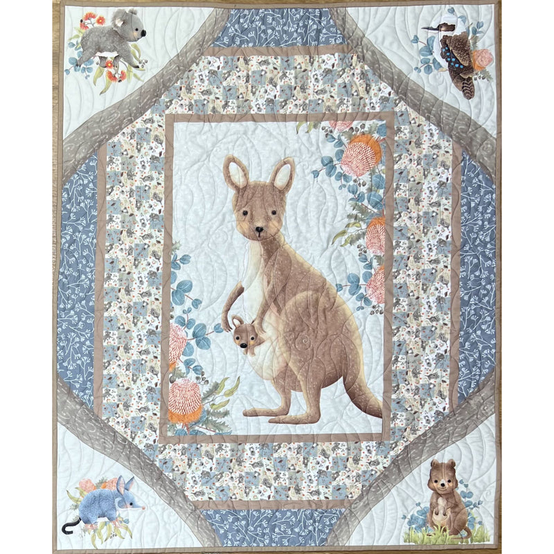 Kangaroo Panel Quilt - Pre Quilted - 33" x 41" (85cm x 105cm)