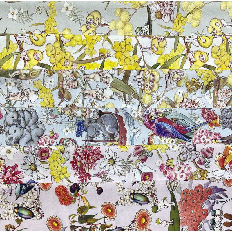 May Gibbs - 6 pieces each 30cm (Equivalent to 180cm)