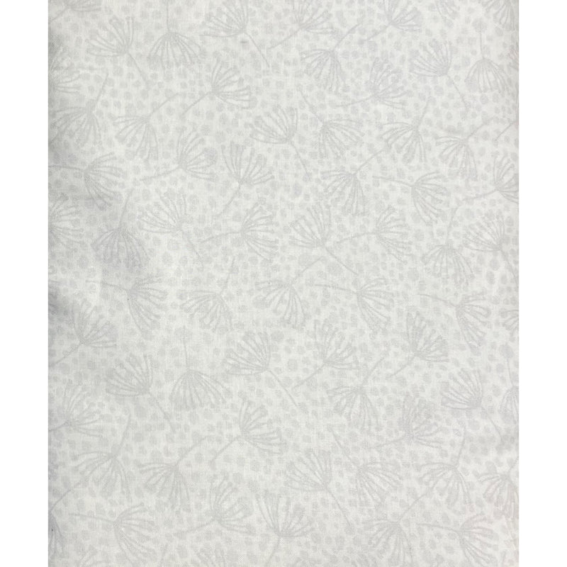 Nutex Quilt Backers White/Grey Wideback 108" 79070-101 - per metre length