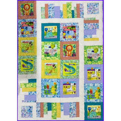 Happy Animals - 53" x 76" (135cm x 190cm)