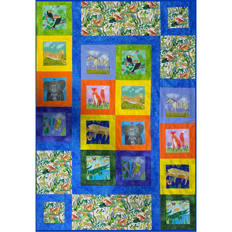 Zoo Animals - 54" x 78" (135cm x 190cm)