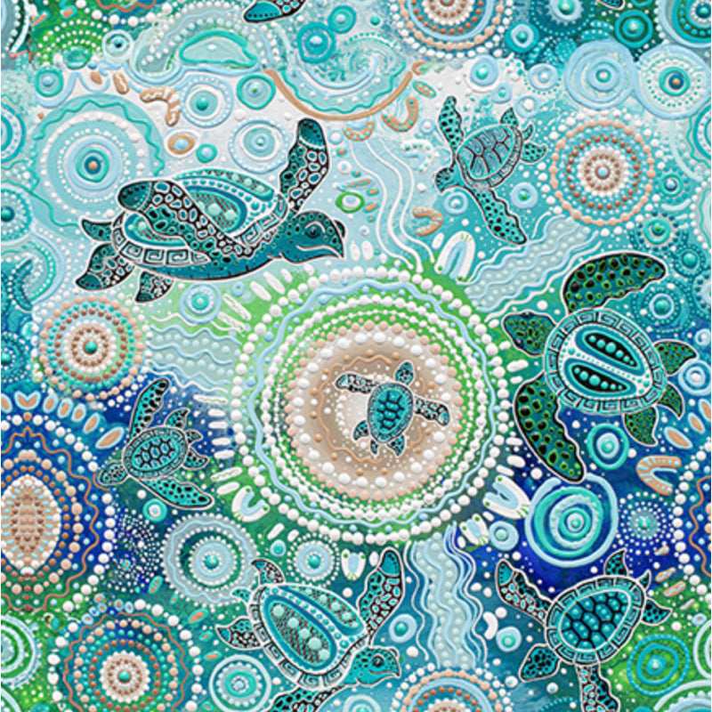 Spirit of the Bush - Grow Big - 5019-03 Wideback 108" - per metre length