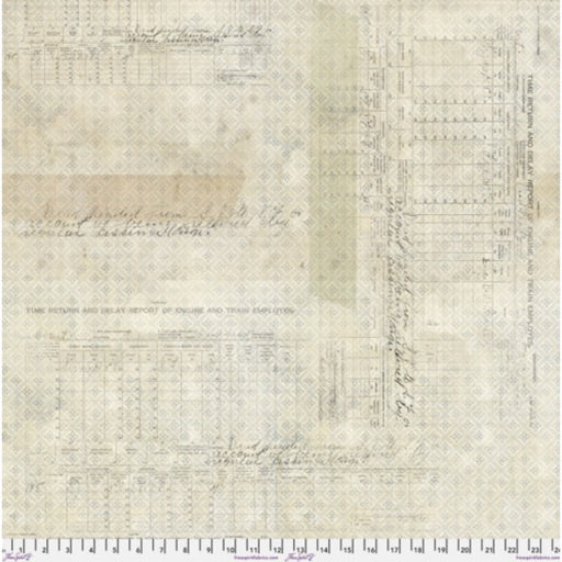 Tim Holtz Eclectic Elements - Time Return - Neutral TH011 - Wideback 108" - per metre length