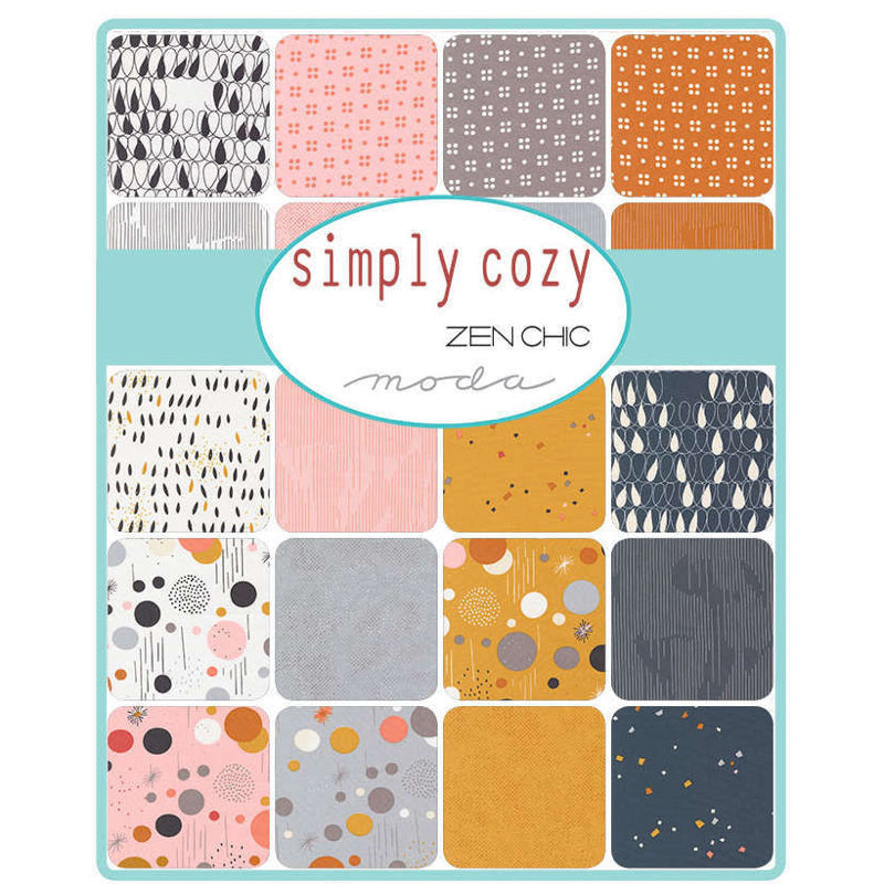 Simply Cosy - 42 Squares @ 10" (Layer Cake)