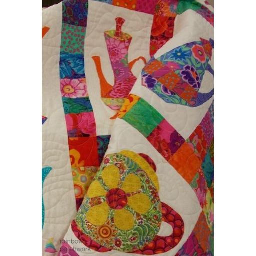 RP Teapot Quilt Pattern - 38” x 52”