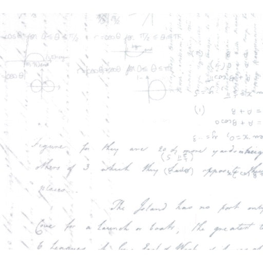 Modern Background - Script on White Wideback 108" 11134-11 - per metre length