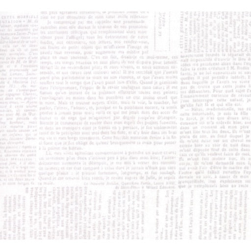 Compositions - Newsprint White Wideback 108" 11132-12 - per metre length