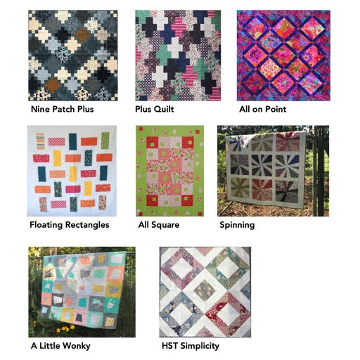 RP 10" Squares 8 ways Pattern Booklet - 39pages