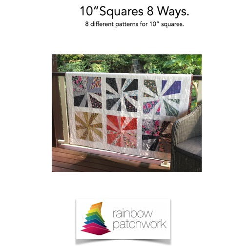 RP 10" Squares 8 ways Pattern Booklet - 39pages