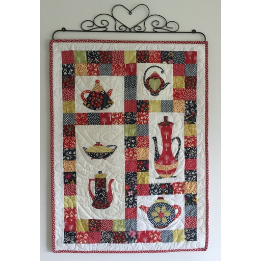 RP Teapot Wallhanging Pattern - 38” x 36”