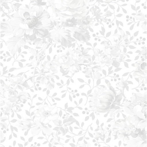 Rose Whispers Wideback 108" - Grey- 10363W08 - per metre length