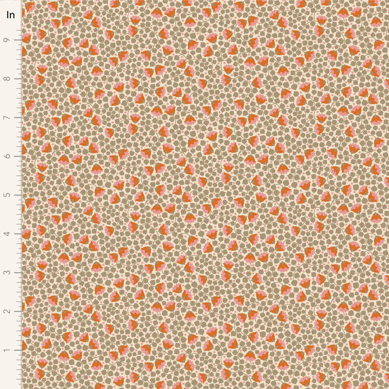 Tilda Bellflower Sand 110134 - (Wallflower Co-ordinate) - 5m length