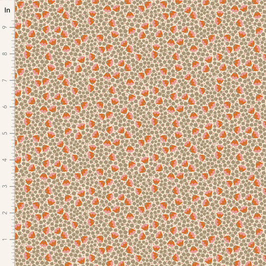 Tilda Bellflower Sand 110134 - (Wallflower Co-ordinate) - 5m length
