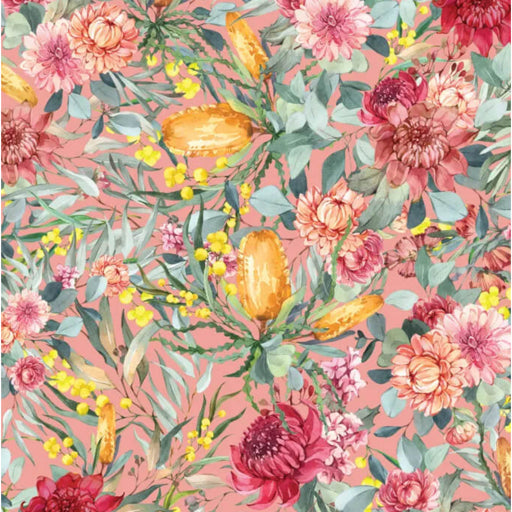 Floral On Pink - 5m