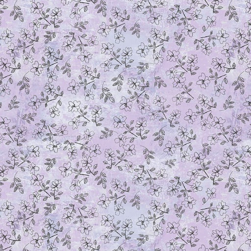 Brush - Floral Purple - 5m