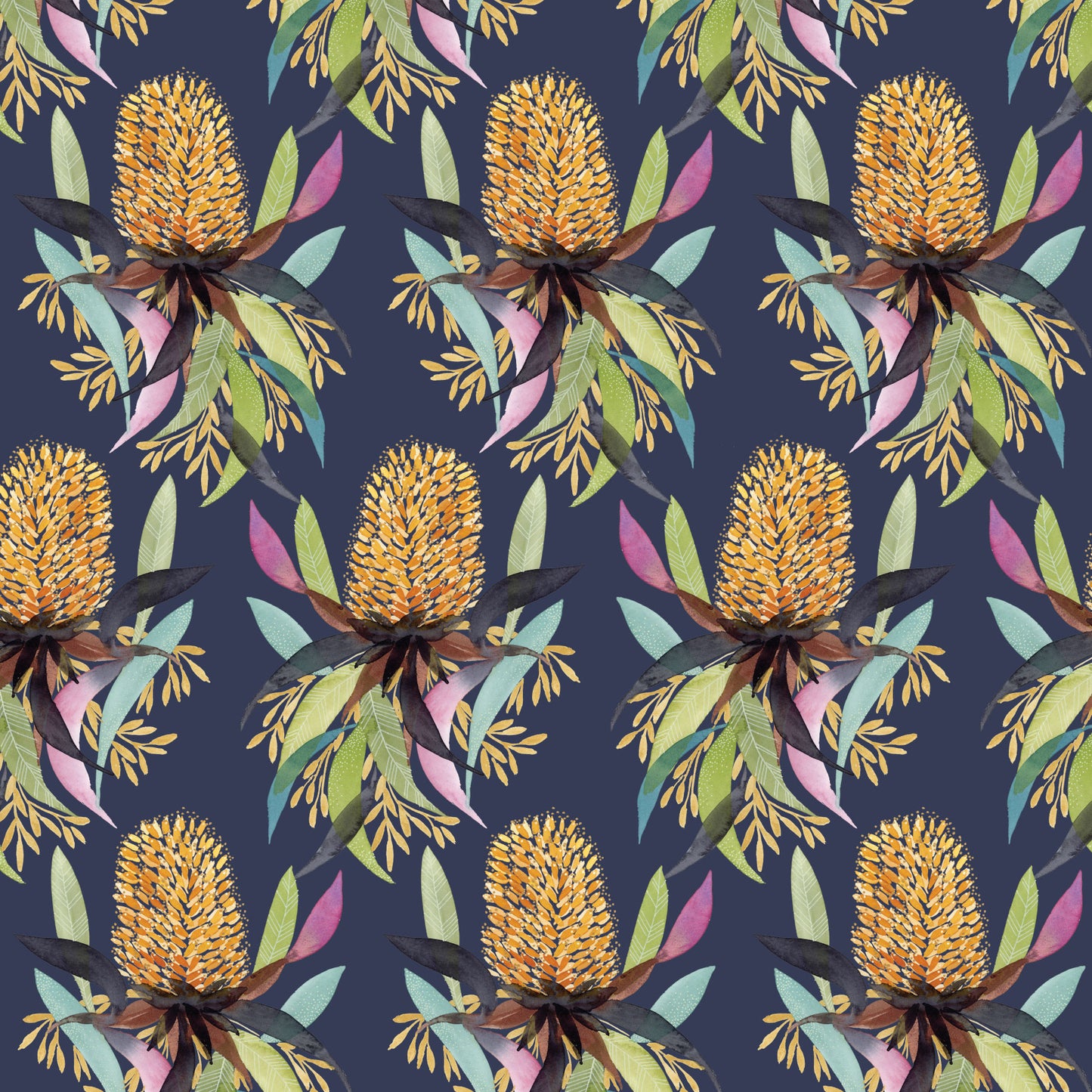 Rachel Holowko Collection - DV7221 Banksia - per 50cm length
