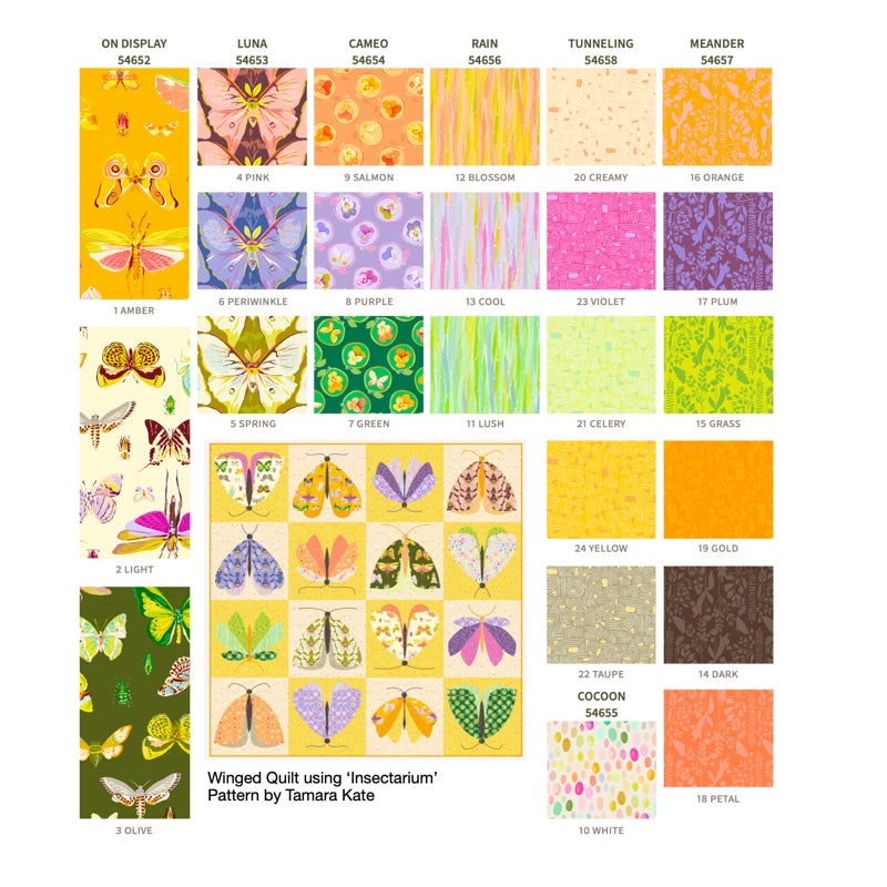 Insectarium - 24 Fat Quarters