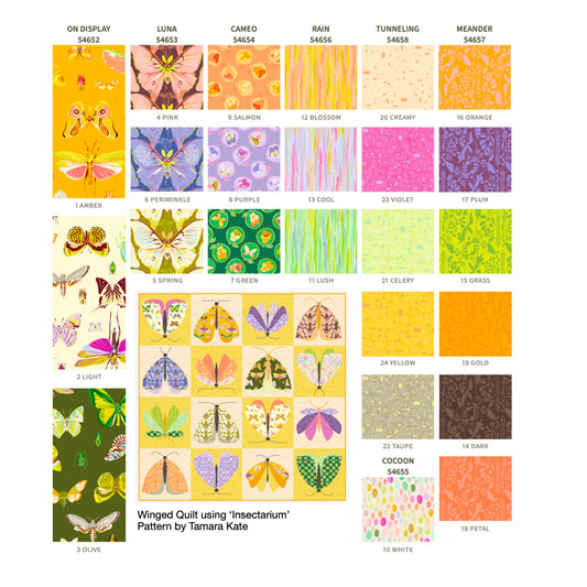 Insectarium - 24 Fat Quarters