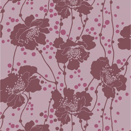 Florence Broadhurst Berry Sunset Collection  L01912-4  Spotted Floral  - 5m length