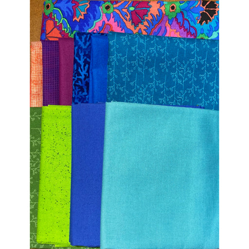 Stack and Shuffle - Blue Kaffe - 64" x 81" (160cm x 205cm)