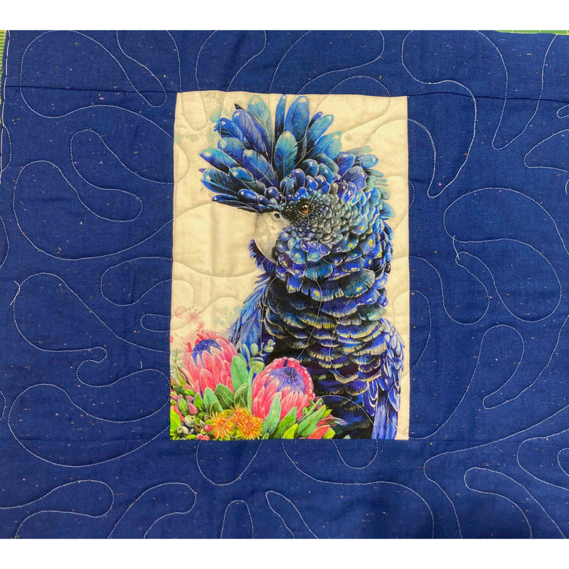 Black Cockatoo Tote Bag Kit - Artist Kayla Reay