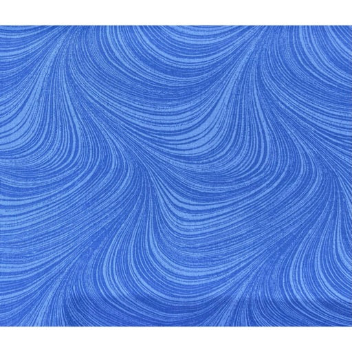 Wave Texture Blue Wideback 108" - END OF BOLT PACK 3 m pack