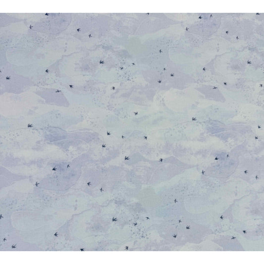 Blue Mauve Clouds - 4.6m length