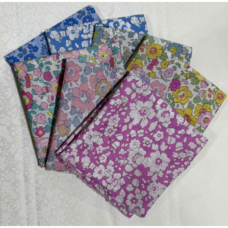 LIBERTY TANA LAWN - 7 pieces each 55cm x 50 cm (fat quarters)