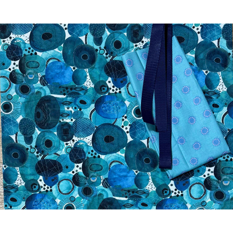 Blue Pebbles Tote Bag Kit