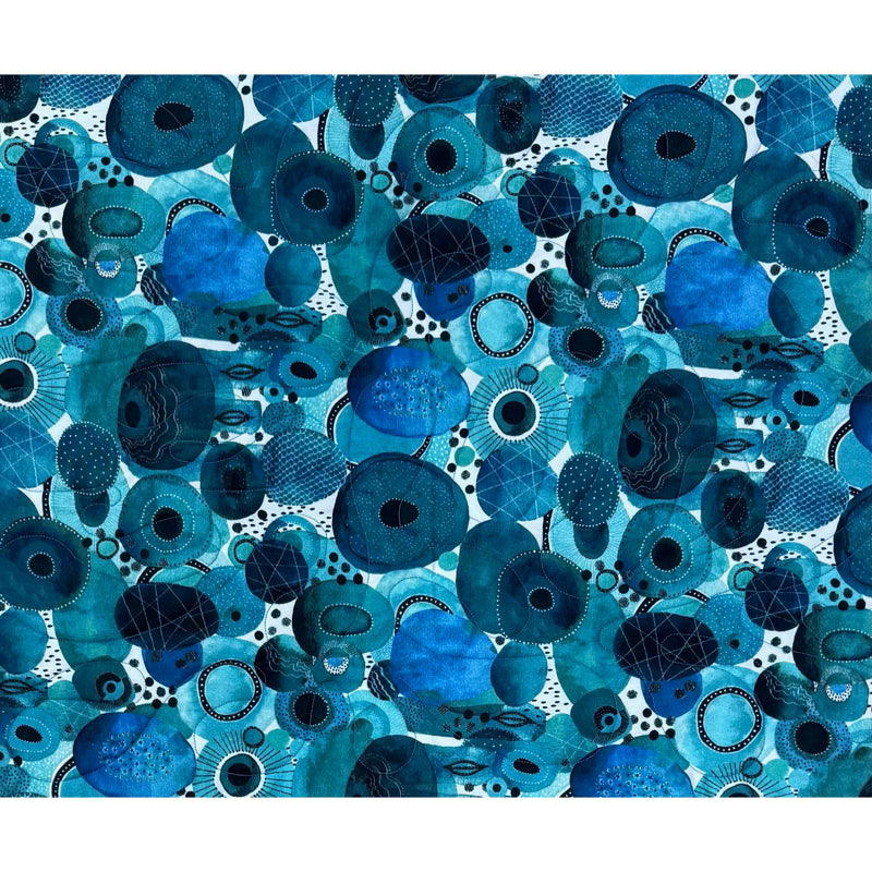 Blue Pebbles Tote Bag Kit