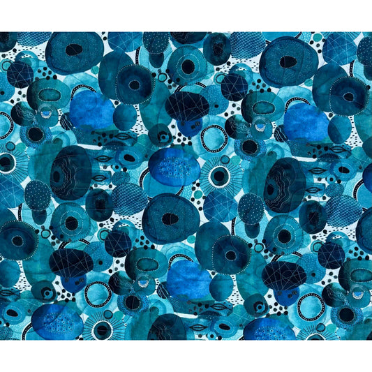 Blue Pebbles Tote Bag Kit