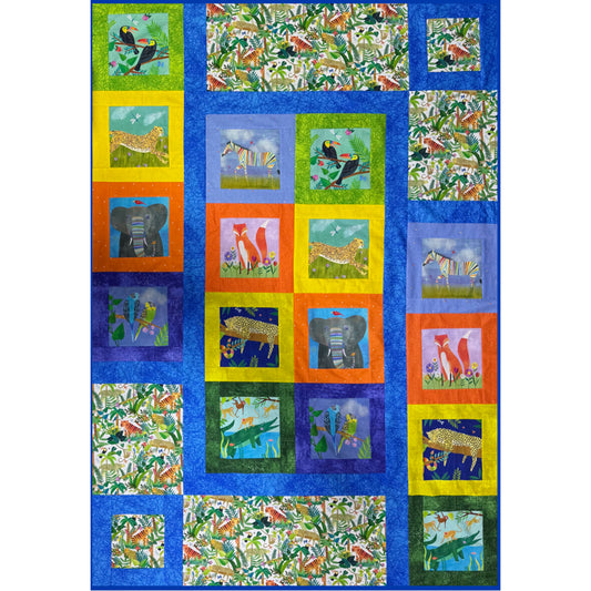 Zoo Animals - 54" x 78"  (135cm x 190cm)