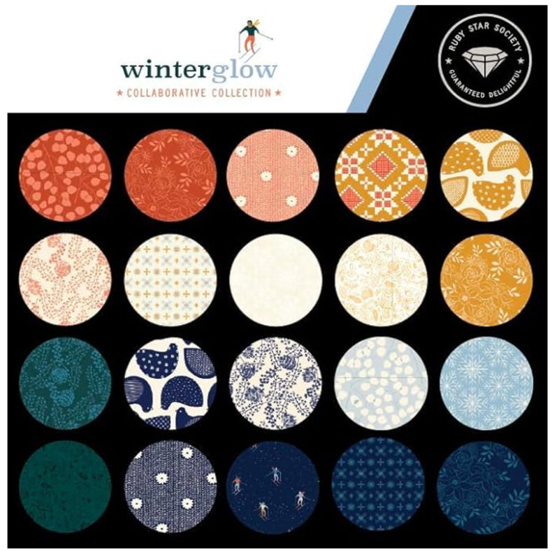 WinterGlow - 42 Squares @ 10" (Layer Cake)
