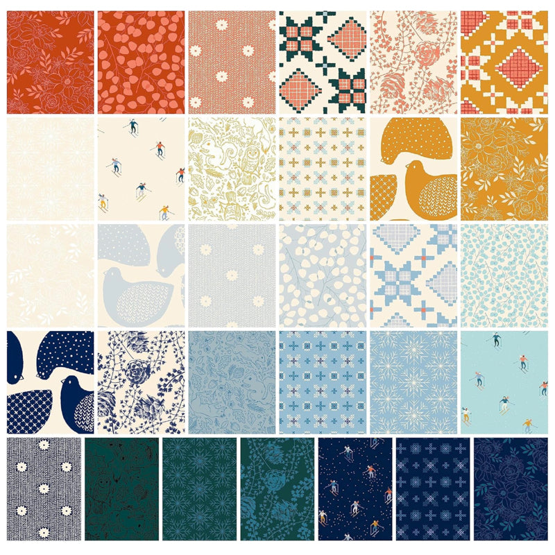 WinterGlow - 42 Squares @ 10" (Layer Cake)