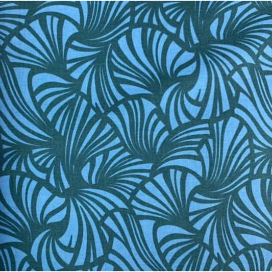Florence Broadhurst Pastel Lake Collection  L01913-2 Japanese Fans  - 2.5m length